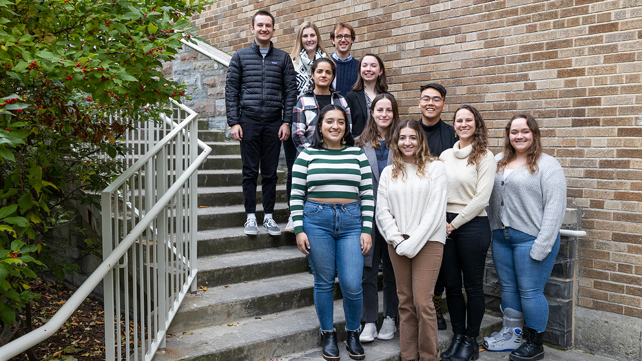 The 11 Cornell students who will be helping delegations at COP27 in Egypt.